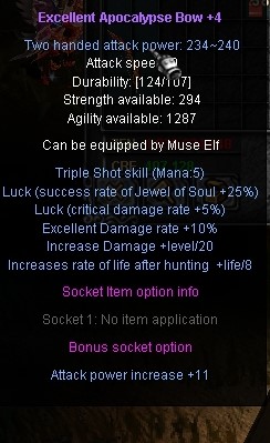variedad de items (bm,sum y elf)
