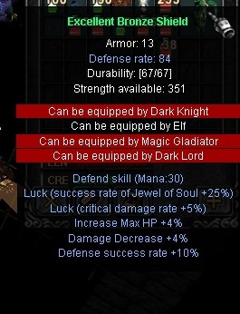 bronze shield